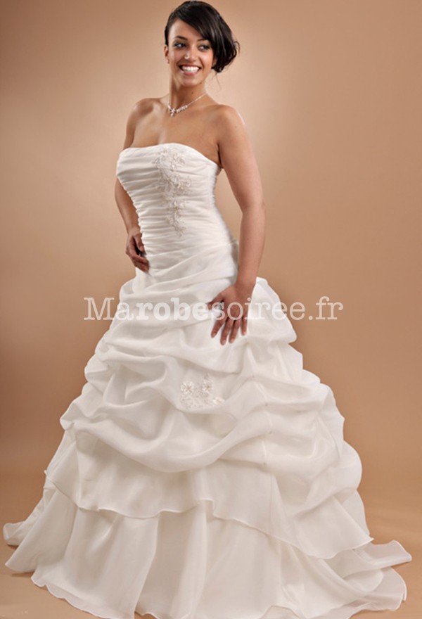bustier mariage grande taille